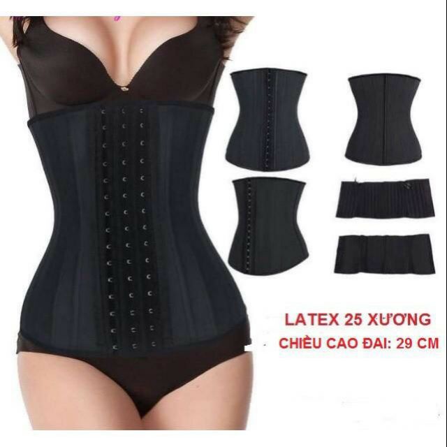 Đai nịt bụng latex 25 xương nhập khẩu