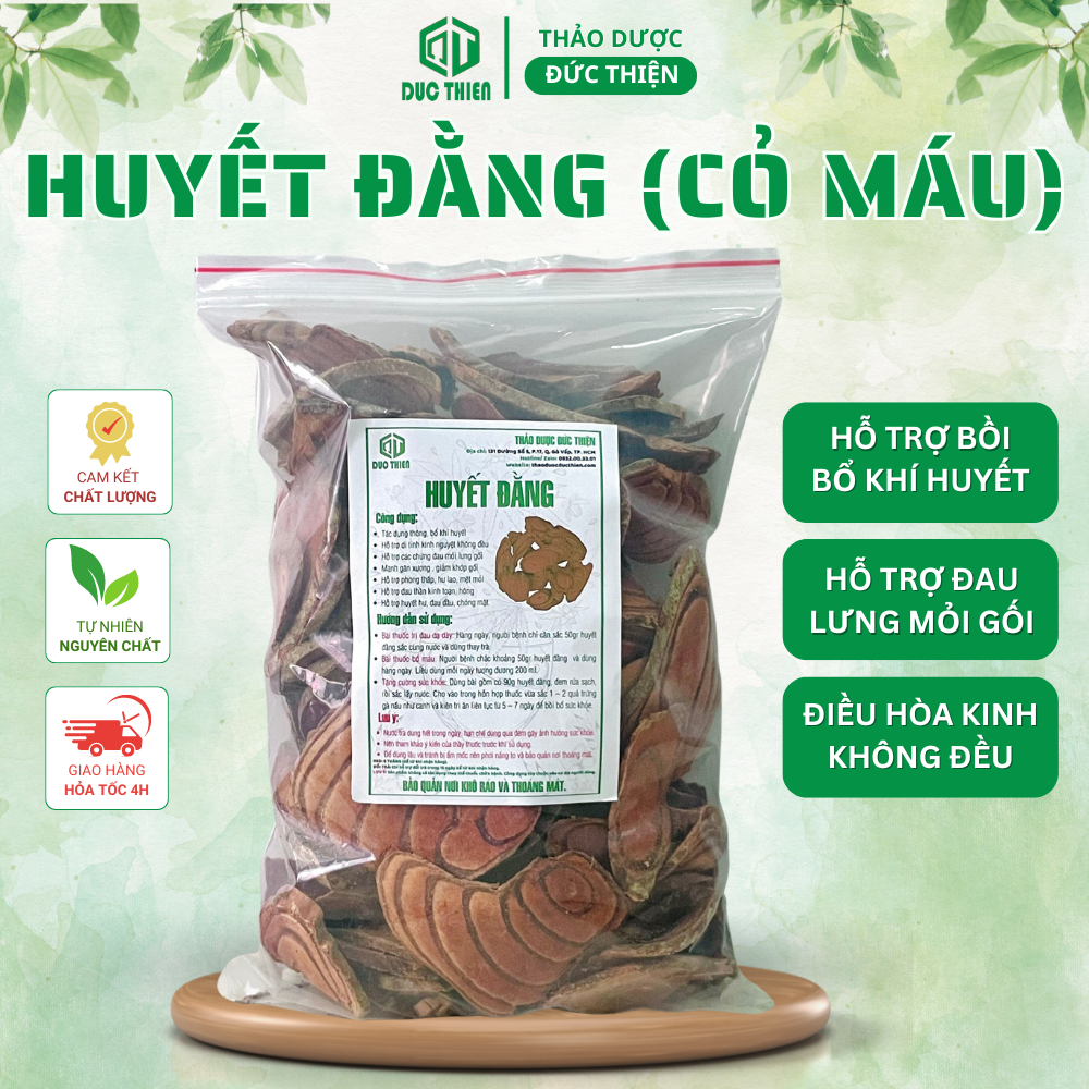 500g, 1kg huyết đằng loại 1 đức thiện - bồ bổ khí huyết,đau nhức tê bì, điều hòa kinh nguyệt