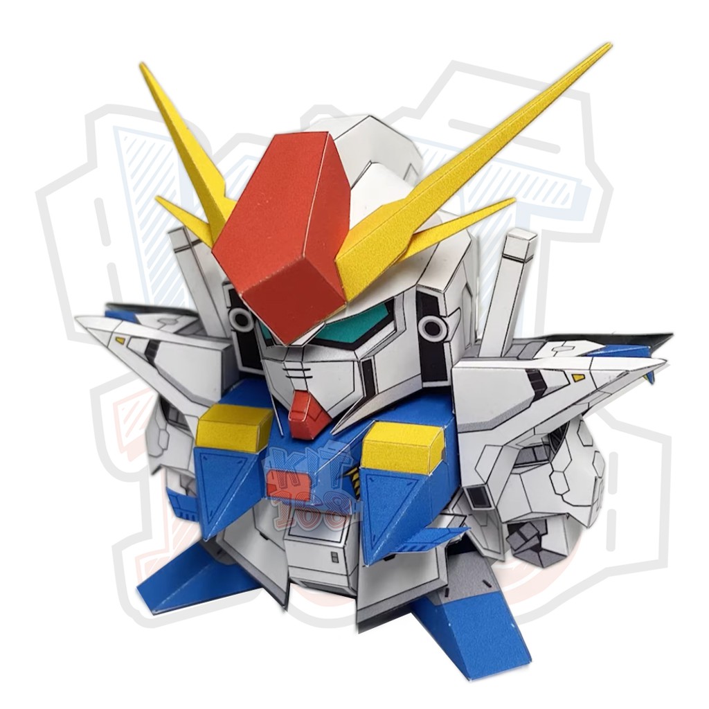 Mô hình giấy robot sd gundam rx-105