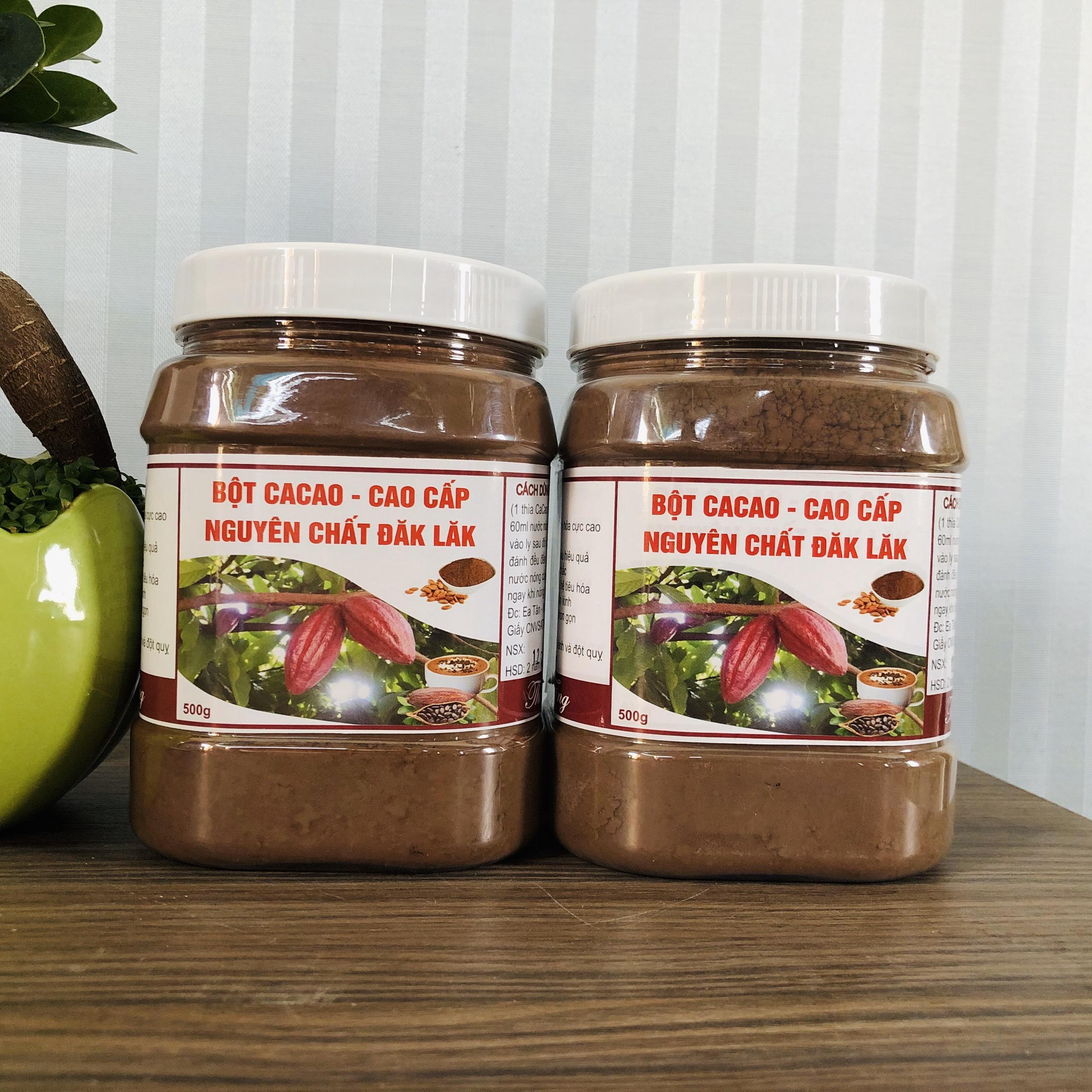 Bột cacao nguyên chất không đường có thể keto giảm cân (2 hộp)