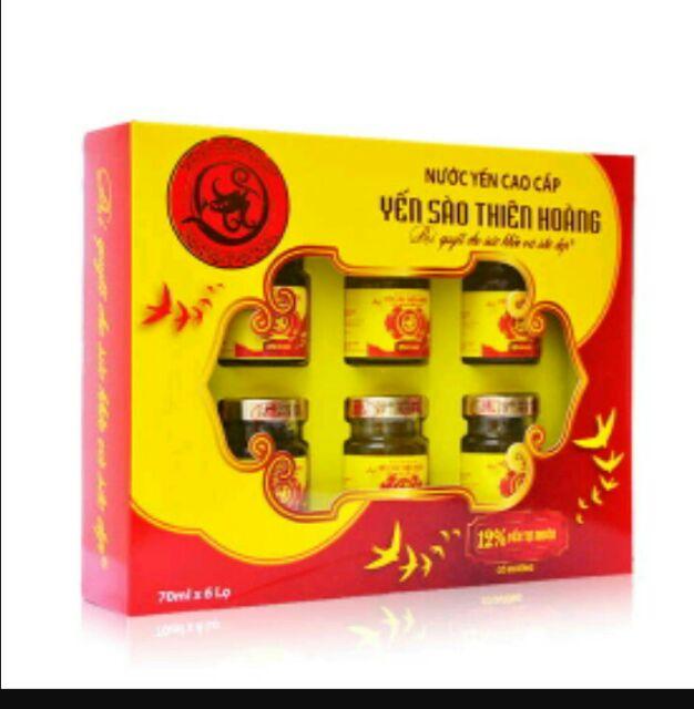 Nước yến cao cấp - yến sào thiên hoàng có đường 12%