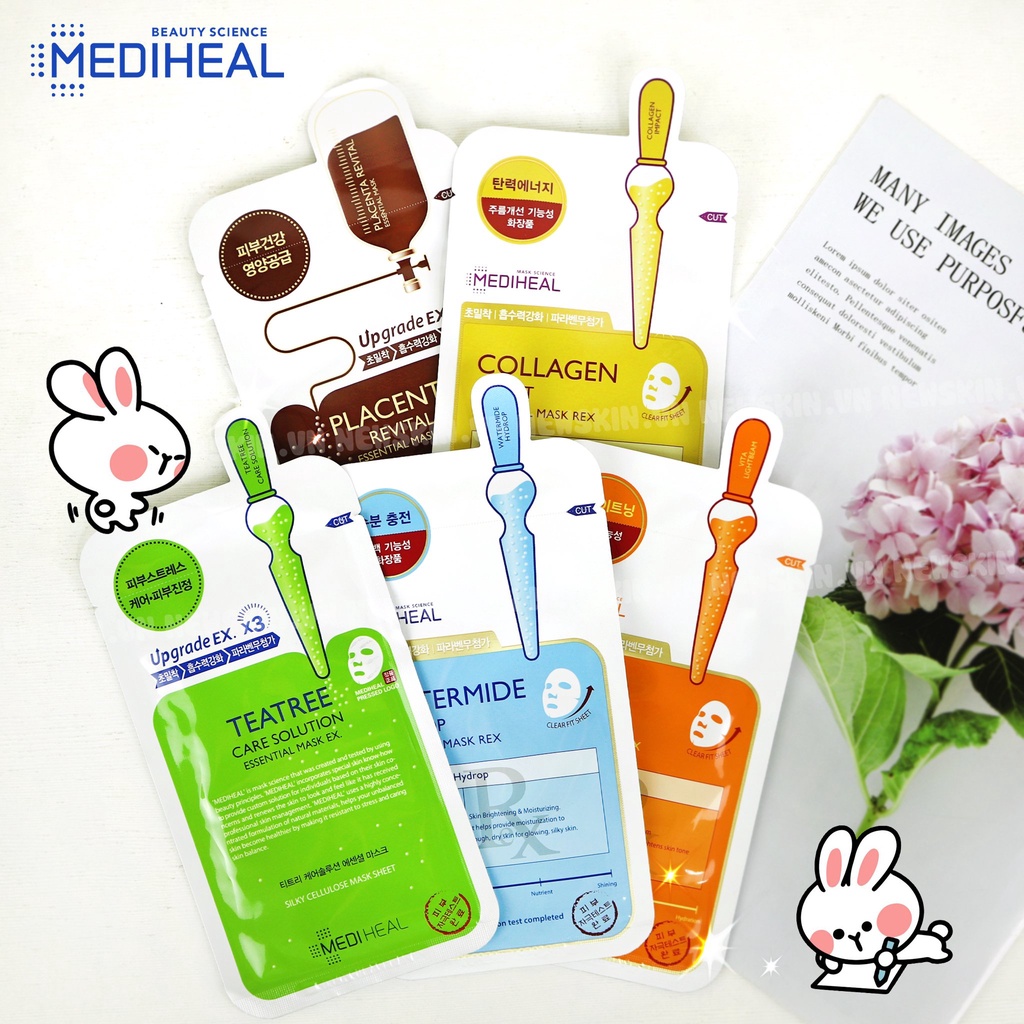 Mặt Nạ Giấy Dưỡng Da Mediheal Essential Mask Ex 25ml