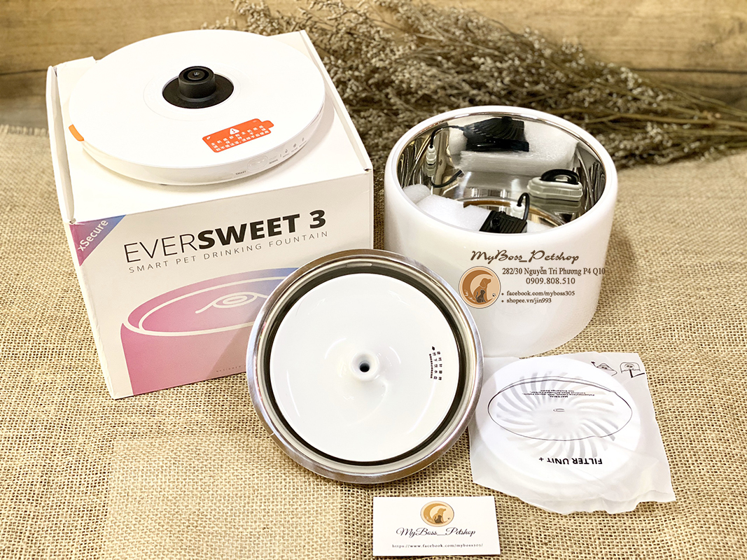 Petkit Eversweet 3 - Máy lọc nước thông minh thế hệ 3 2021 cho chó - mèo - thú cưng