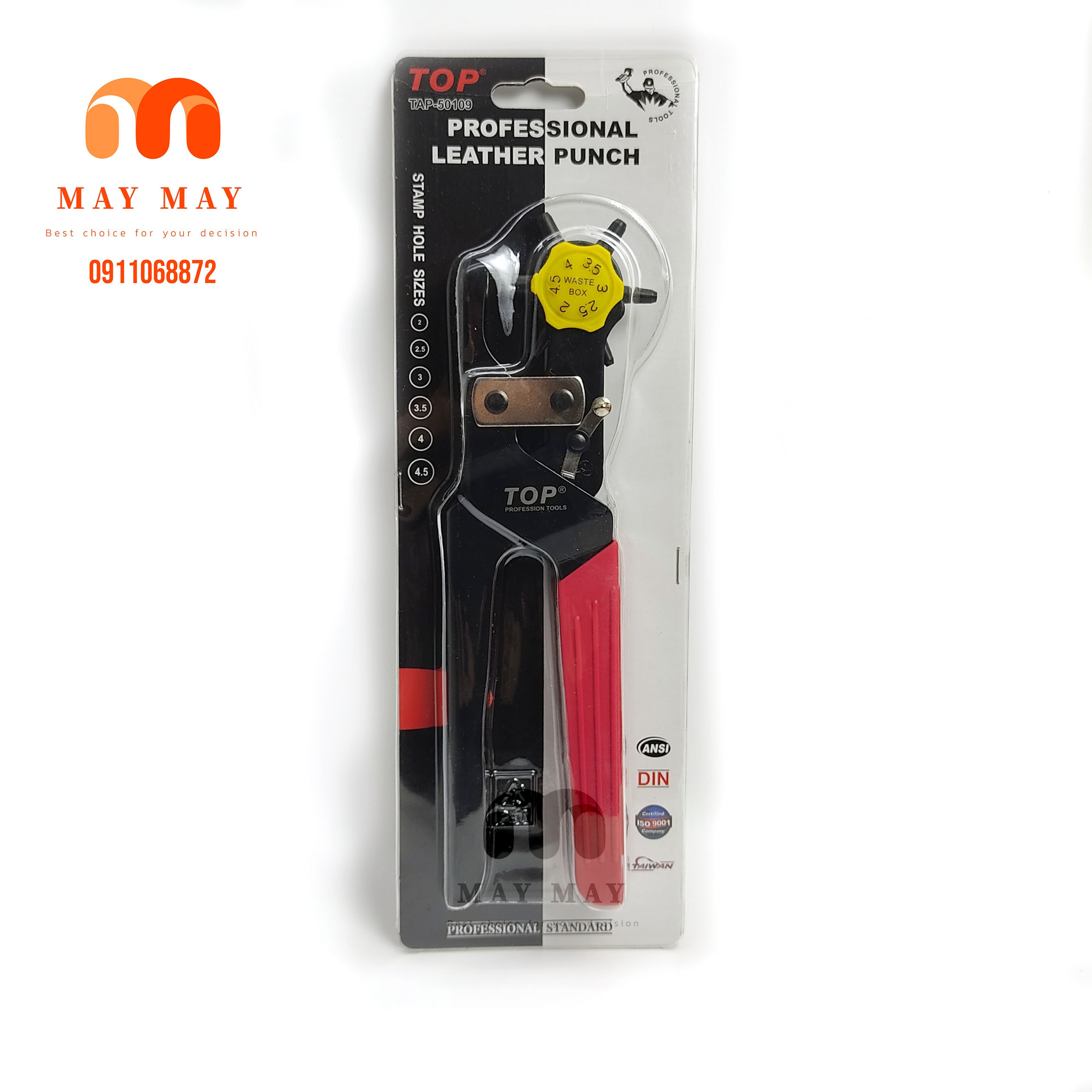 Kềm bấm lỗ dây nịt TOP đa năng cao cấp hàng chính hãng