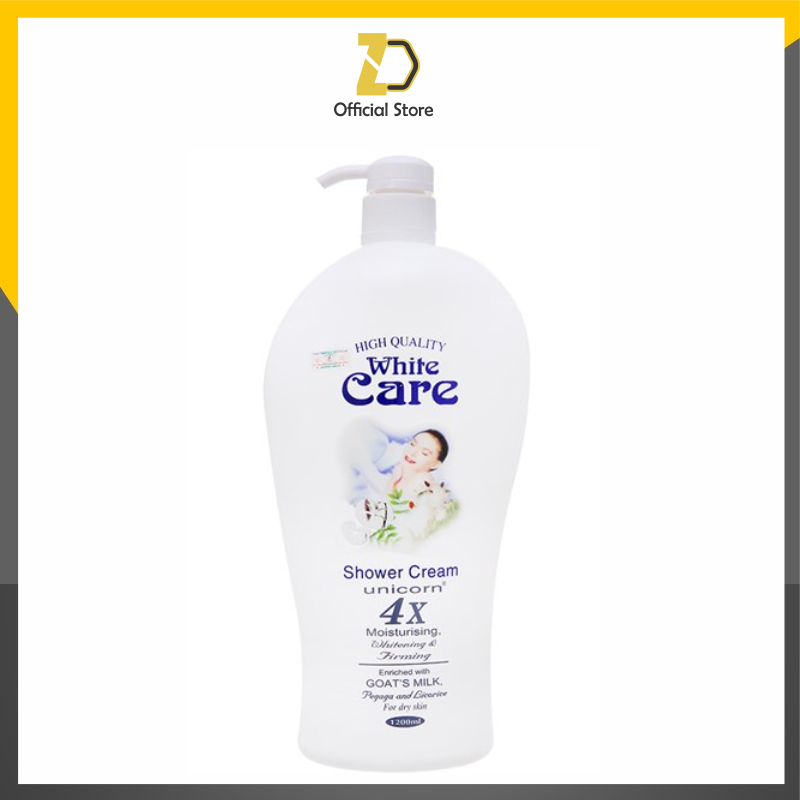 Combo 2 chai ] 1700ml sữa tắm dê white care cao cấp malaysia zcos store