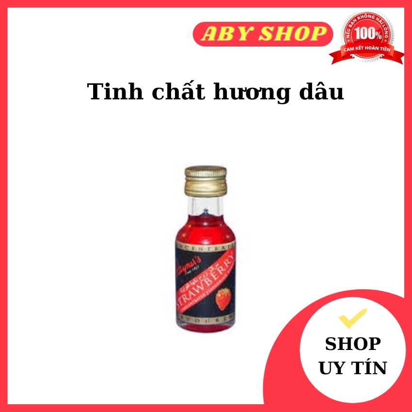 HOT SALE Tinh chất hương dâu ⚡ HÀNG LOẠI 1 ⚡ tinh chất hương được chiết xuất Hương Strawberry Rayner's 28ml dâu