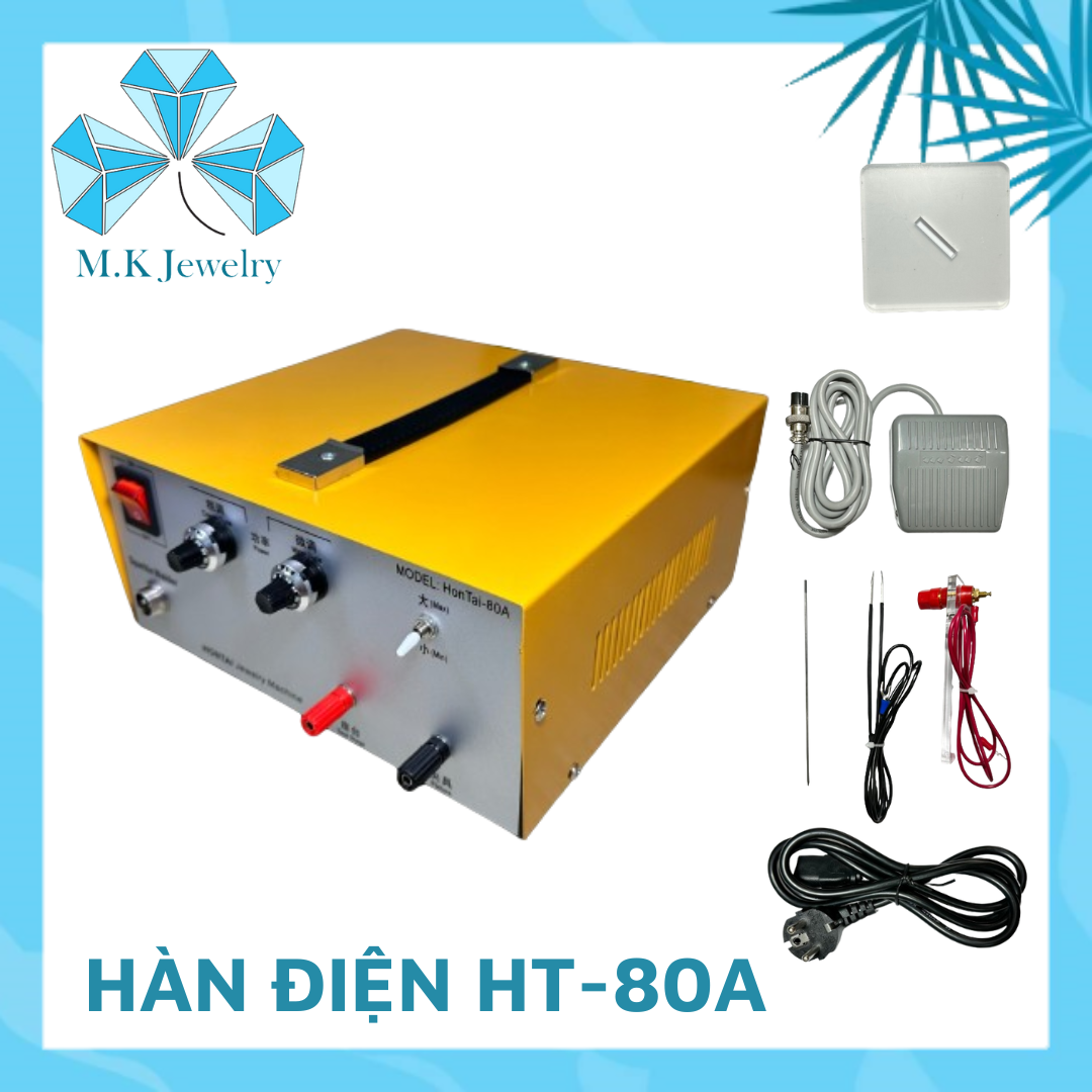 Máy hàn điện 80A - Model : HT - 808 chuyên dụng cho hàn sửa chữa nữ trang, điện tử, điện thoại, thiết bị khác.