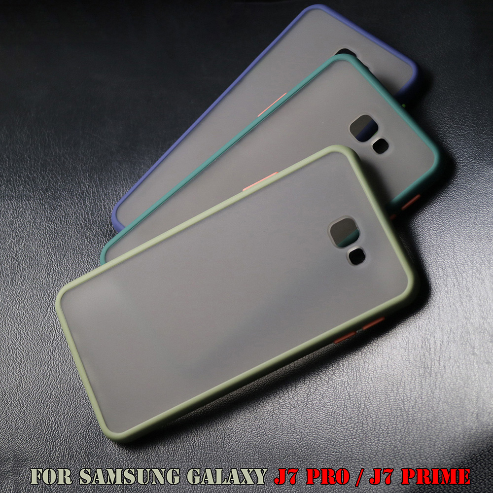 ỐP LƯNG SAMSUNG GALAXY J7 PRO / J7 PRIME / J7 2017 / J730 NHÁM MỜ CẠNH 5 MÀU CHỐNG BẨN, CHỐNG VÂN TAY