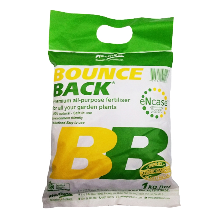 Phân hữu cơ BB tan chậm nhập khẩu Úc bao 1kg