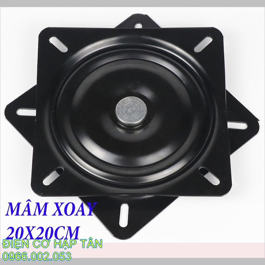 Mâm xoay 200 x 200mm cho ngành mộc , mâm xoay ghế , đế xoay