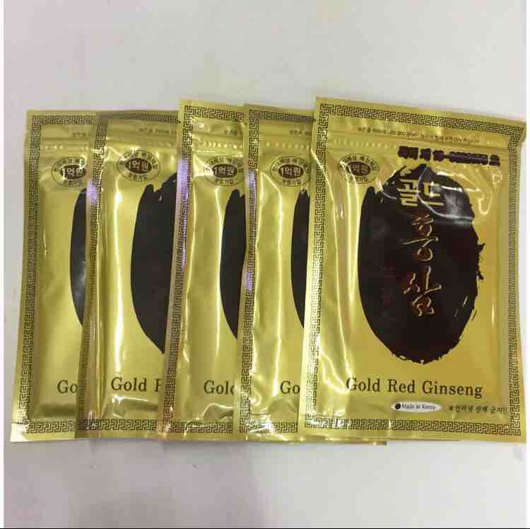 Combo 5 gói cao dán hồng sâm Hàn Quốc 1 gói 20 miếng, miếng dán hồng sâm, PP Sâm yến Thái An