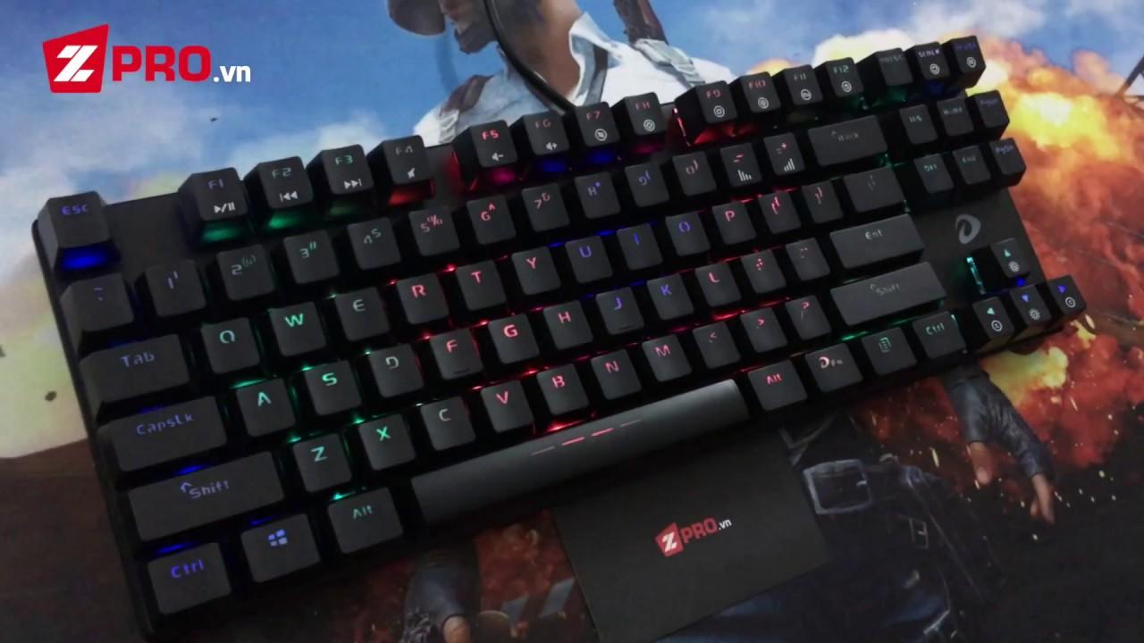 Bàn phím cơ gaming dareu ek87s - black