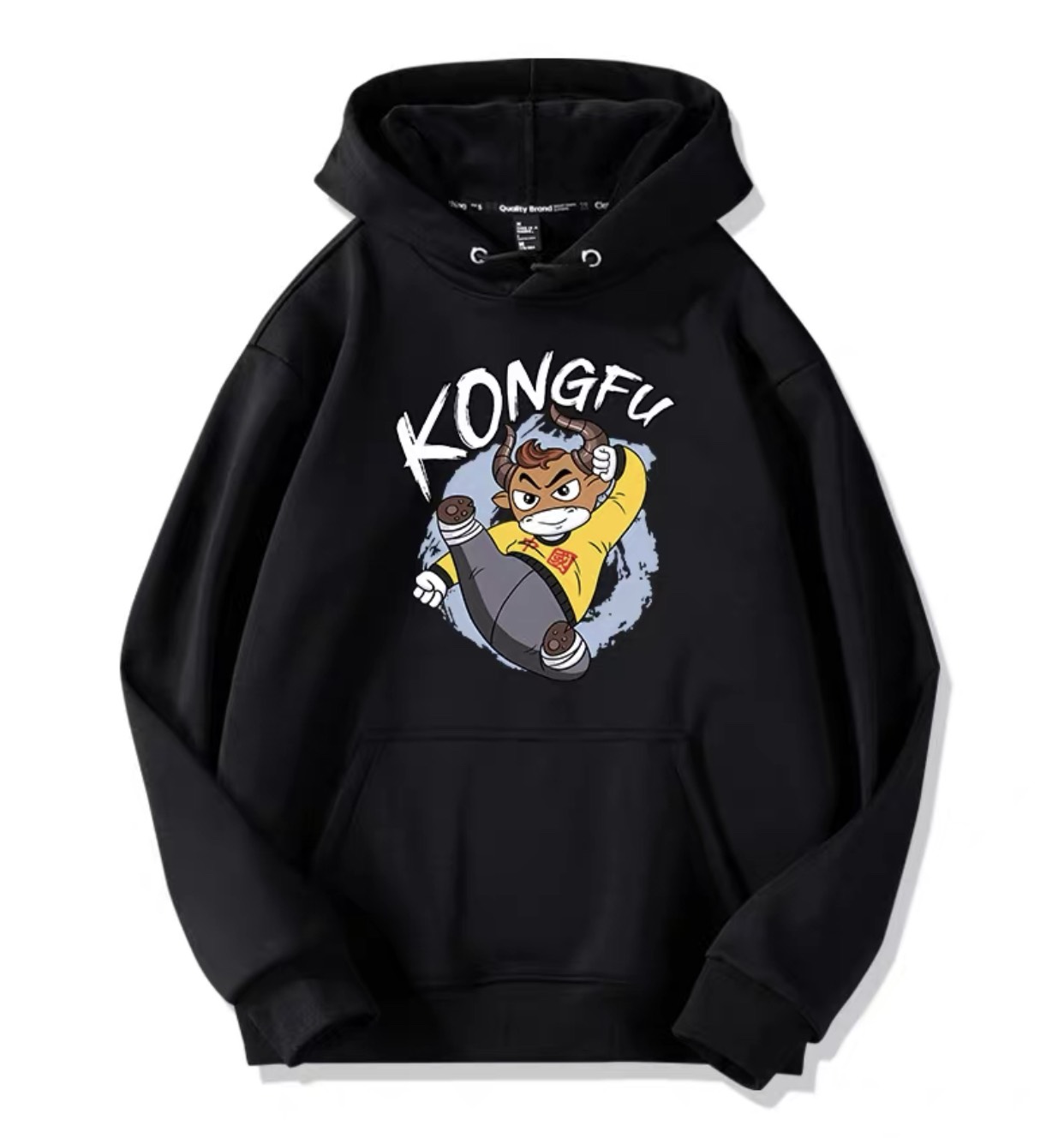 [HCM]ÁO HOODIE NAM NỮ DU XUÂN TRÂU VÀNG KONGFU SIÊU CUTE