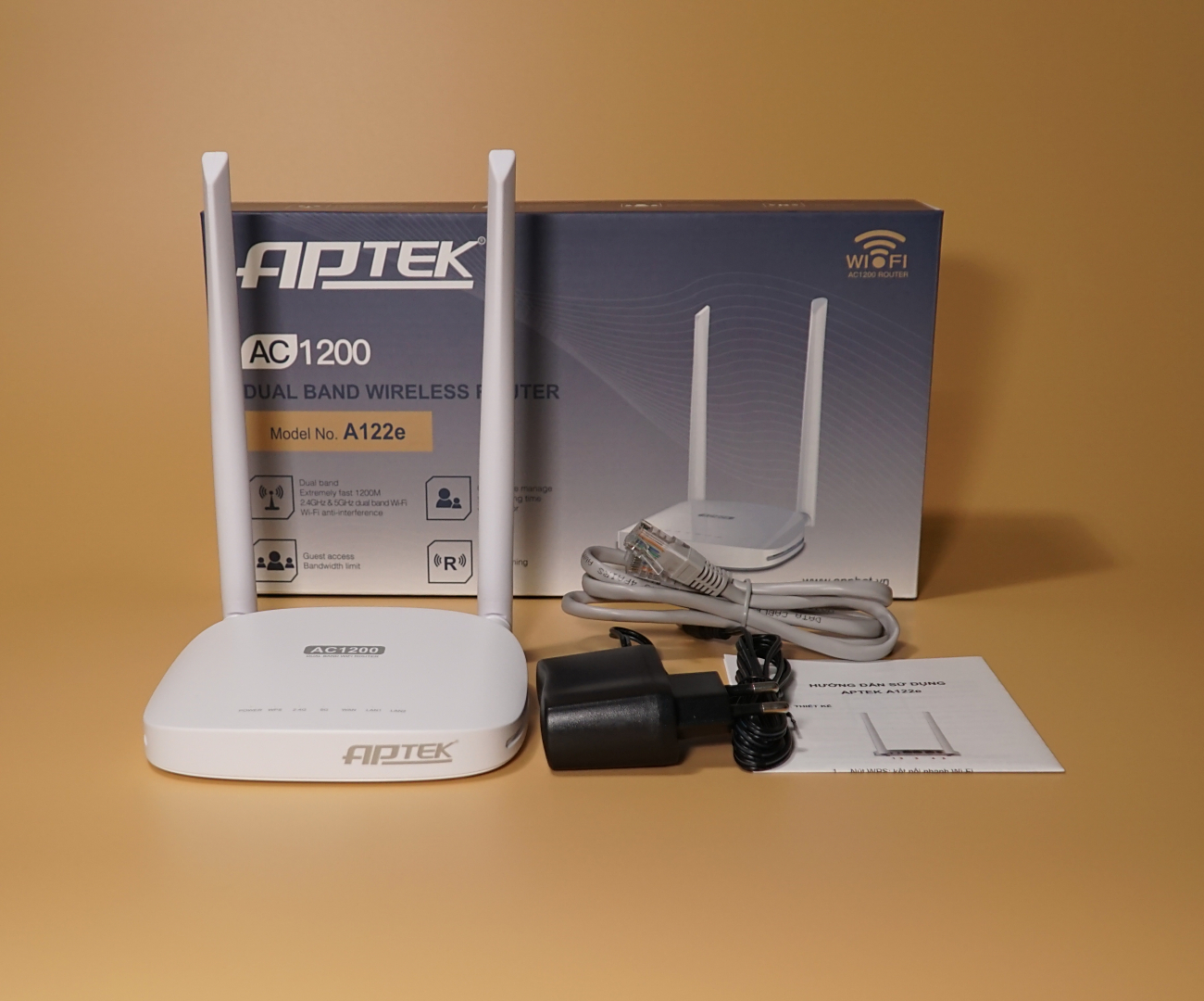 Thiết bị mạng router wifi a122e aptek