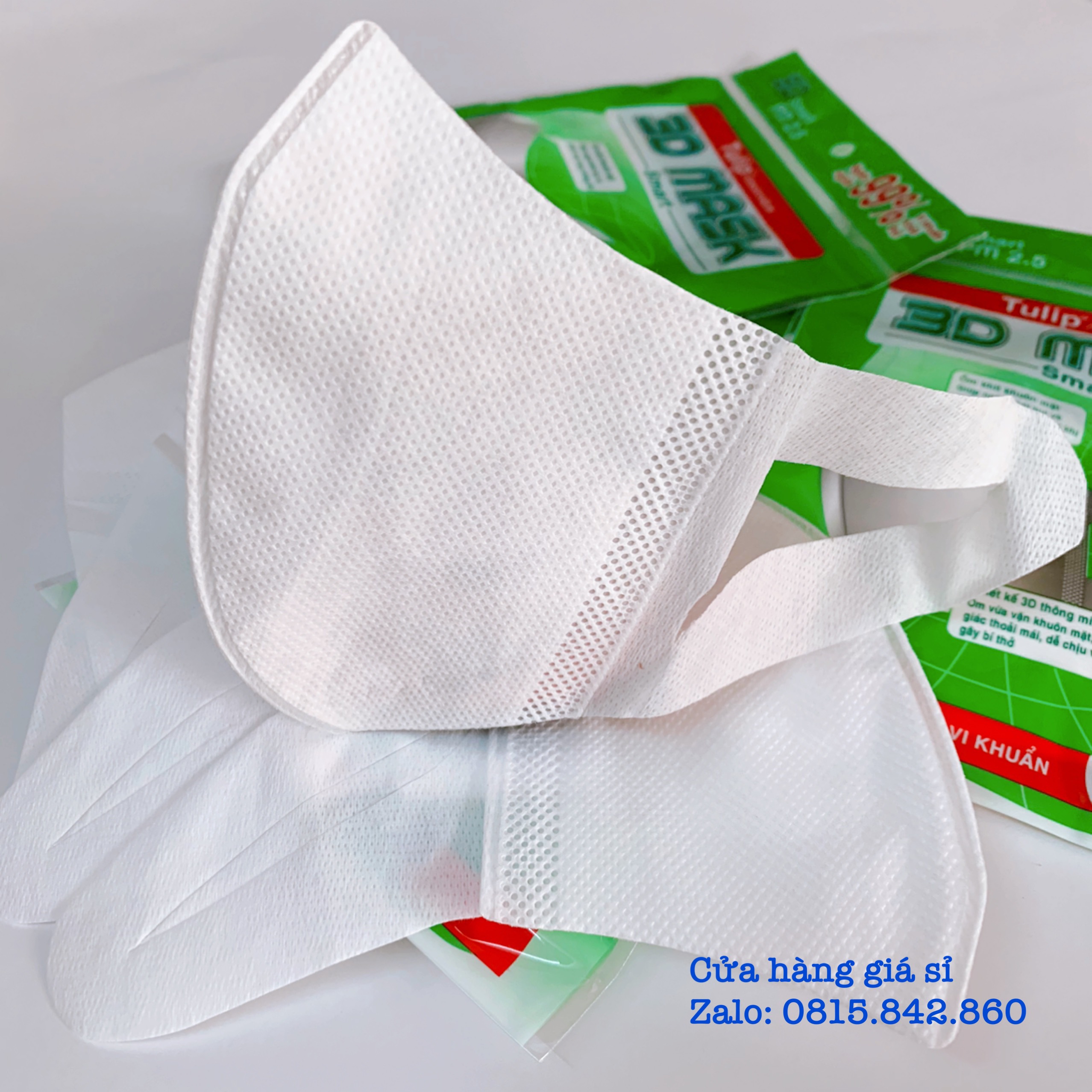 [HCM]Khẩu trang Y Tế 3D Mask Việt Nhật (5 cái/túi) khẩu trang hàn quốc màu trắng
