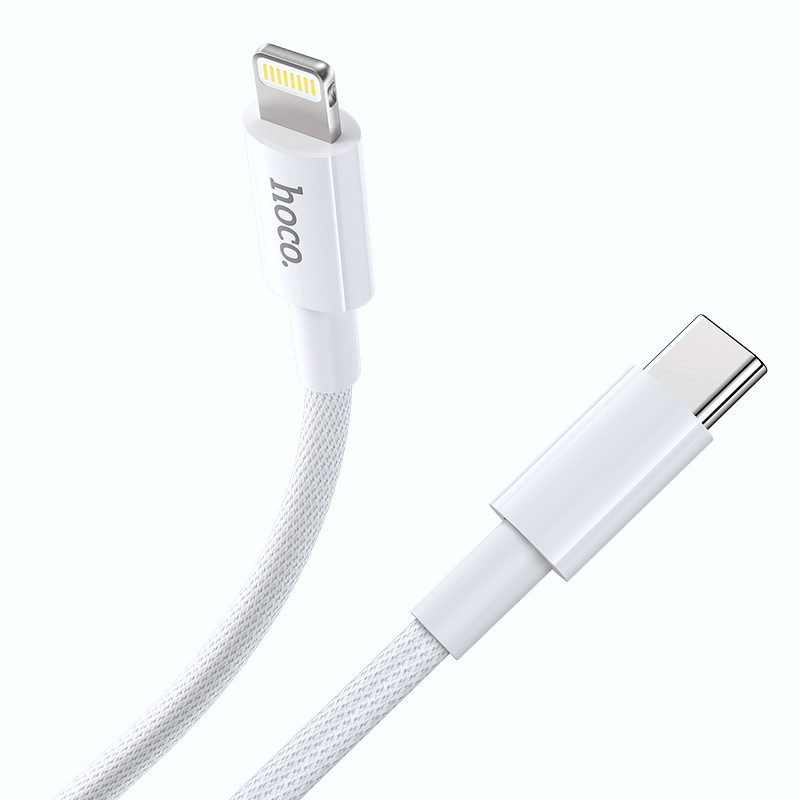 Cáp sạc nhanh iphone 11, 11pro/promax, 12,12pro max, pd 20w hoco x56 type-c to lightning, truyền dữ liệu và sạc nhanh 3a