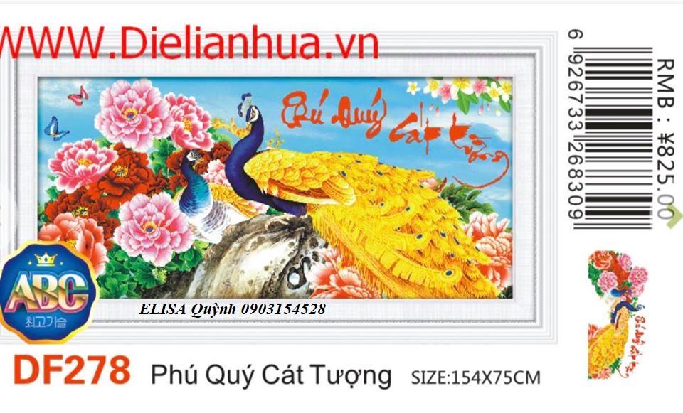 Tranh đá phú quý cát tường DF278