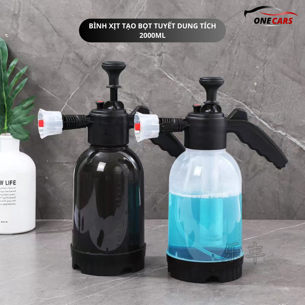 Bình xịt tạo bọt tuyết rửa xe ô tô , xe máy cầm tay tiện dụng bọt rửa xe không chạm