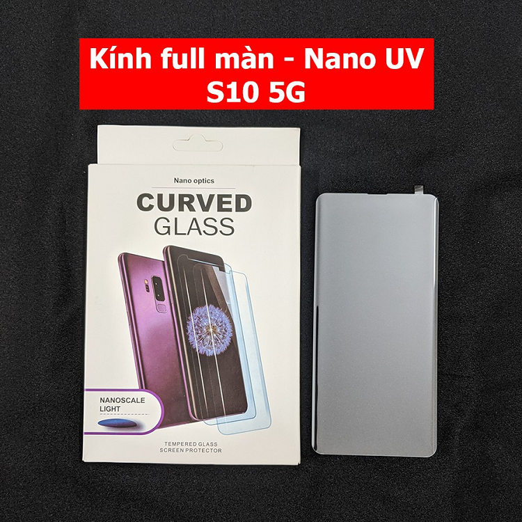 Cường lực sấy keo UV Samsung S10 5G Full màn Hình