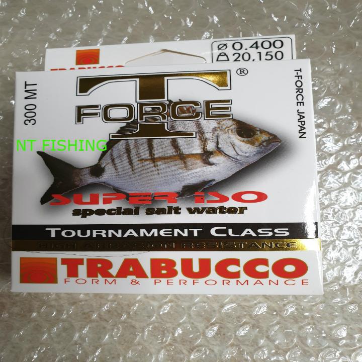 Cước câu cá trabuco t-force super iso