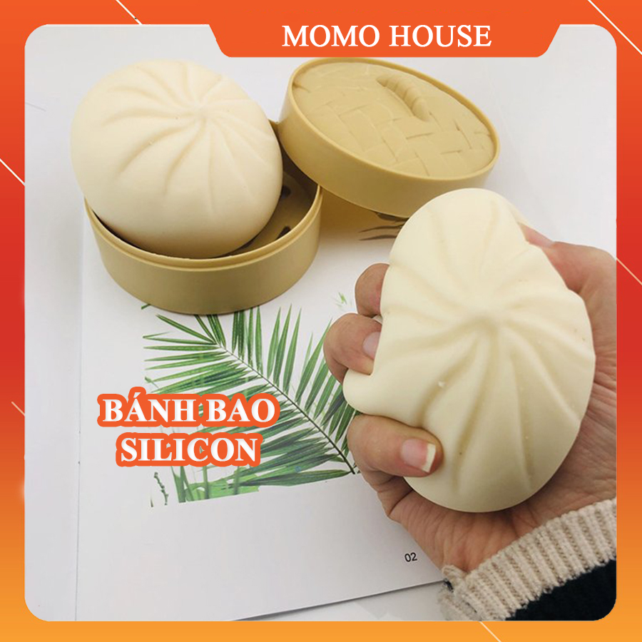 Bánh Bao Mềm Đồ Chơi, Squishy Kèm Hộp Đựng Thú Vị Giúp Giảm Căng Thẳng, Xả Stress, Troll Bạn Bè