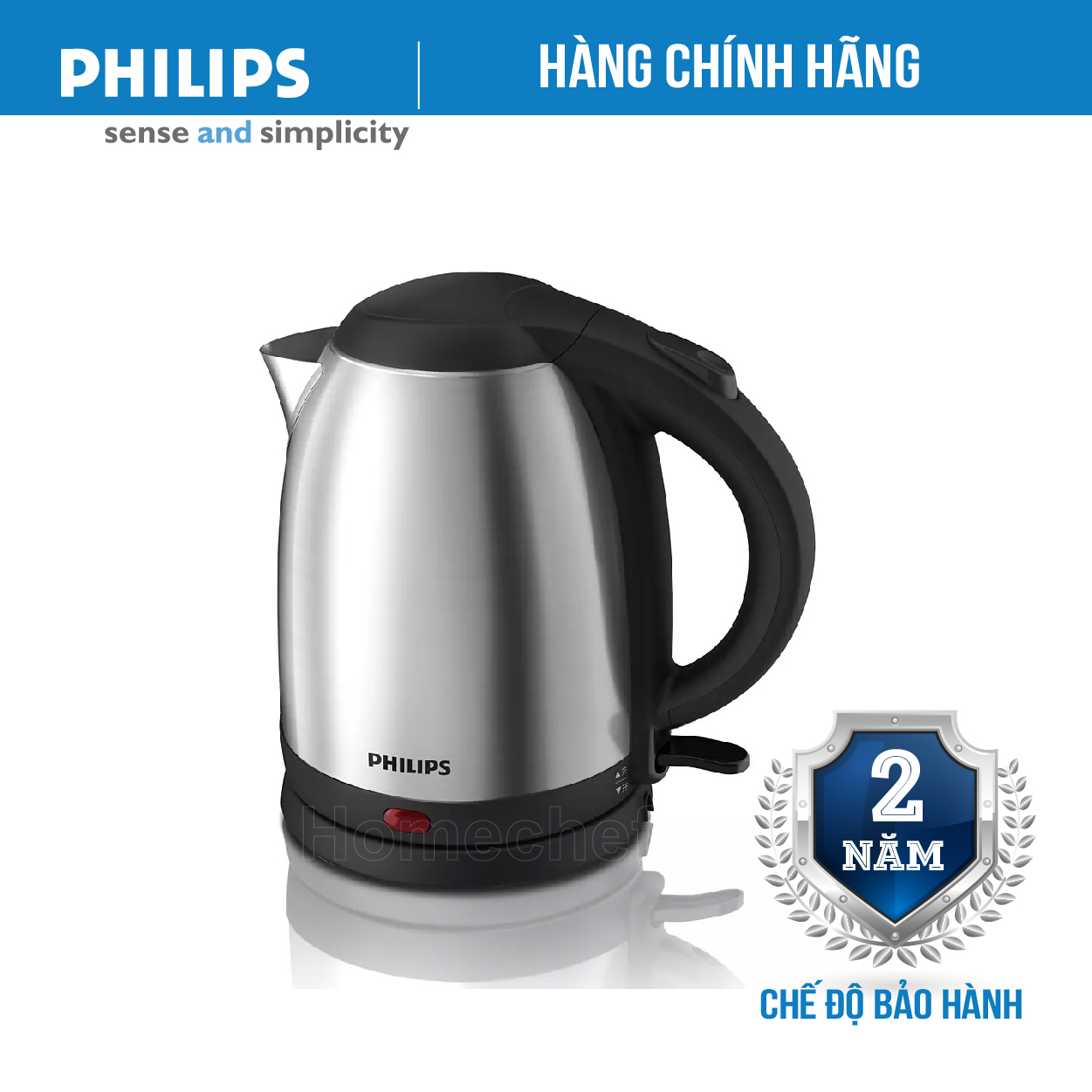 Bình đun nước philips 1.5 lít hd9306 bảo hành toàn quốc - cam kết hàng chính hãng