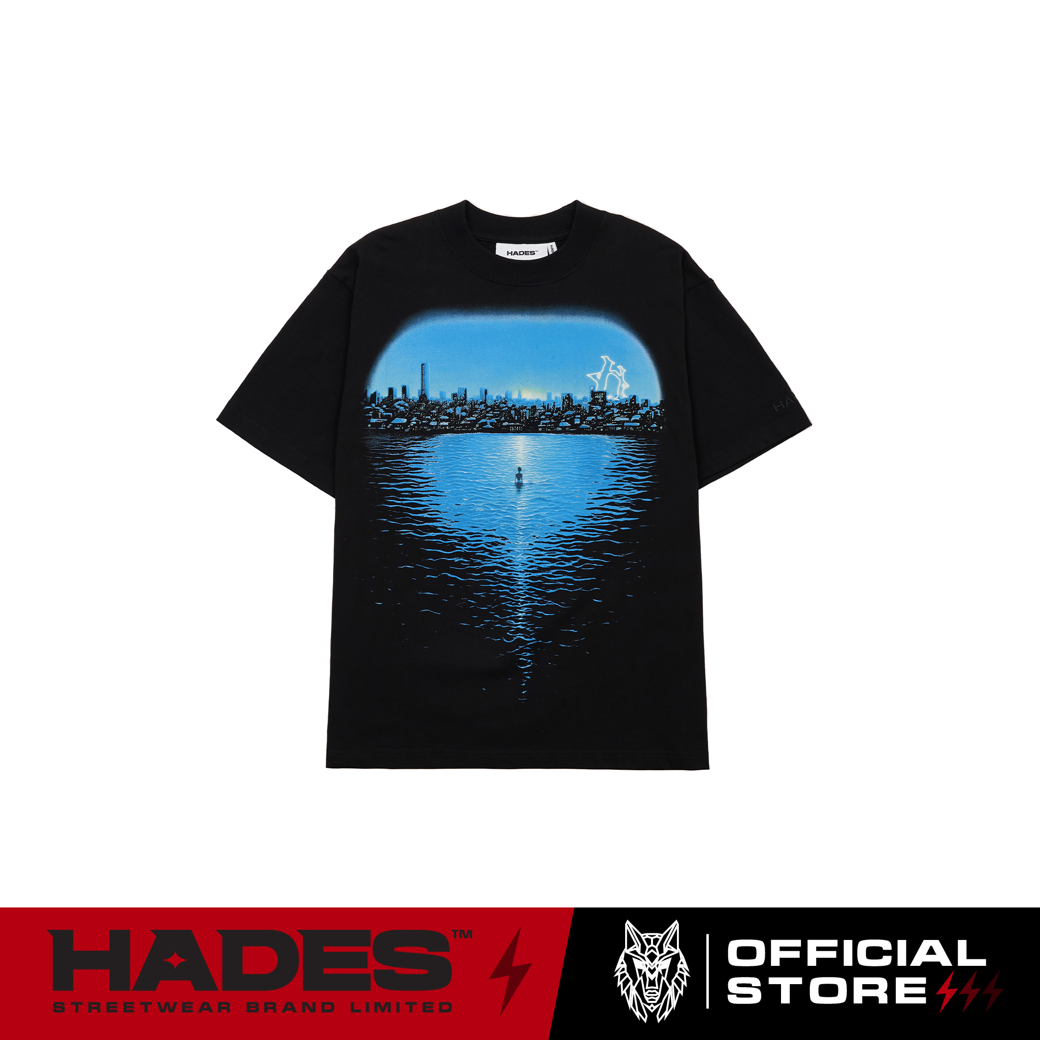Áo thun tay lỡ unisex rayback boxy tee 100% cotton - hades brand chính hãng