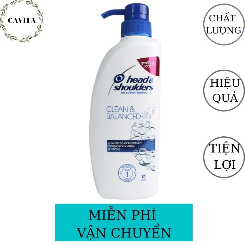 [Freeship] Dầu Gội Head & Shoulder Thái lan CAVITA giúp chống rụng tóc, sạch gàu, giảm hư tổn, suôn mượt (Clean & Balanced)