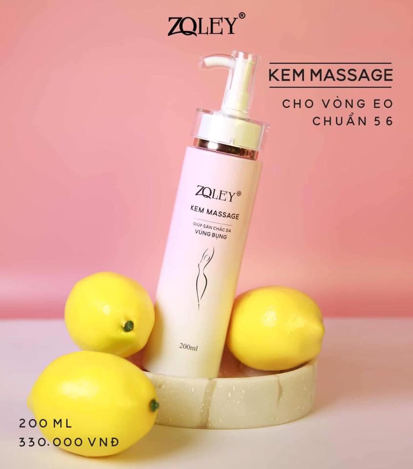 Kem massage tan mỡ zoley 200ml