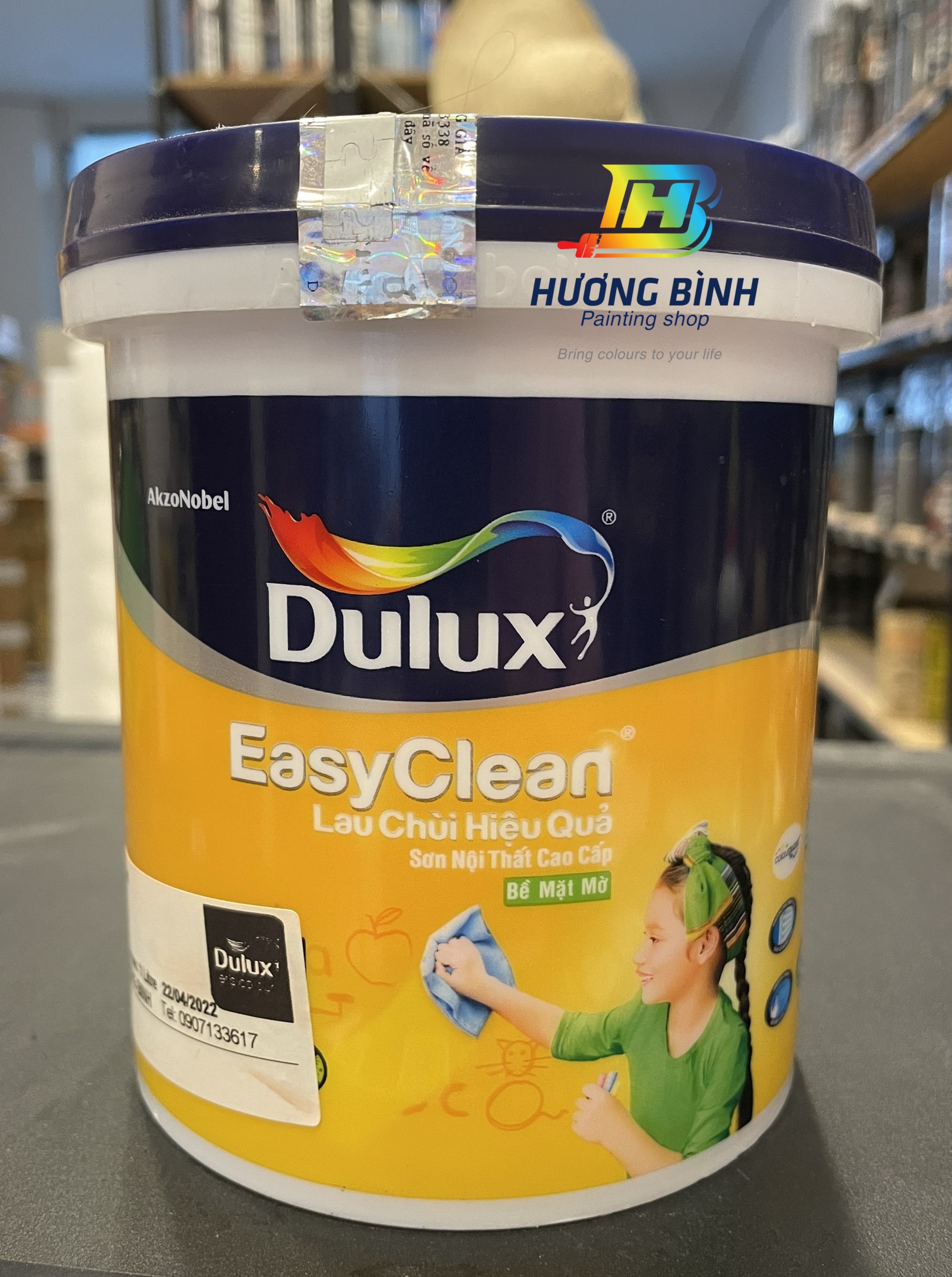 [Lon 1 lít][TRẮNG-XÁM] Dulux Easy Clean - Sơn nội thất Lau Chùi Hiệu Quả (có nhiều lựa chọn màu sắc)