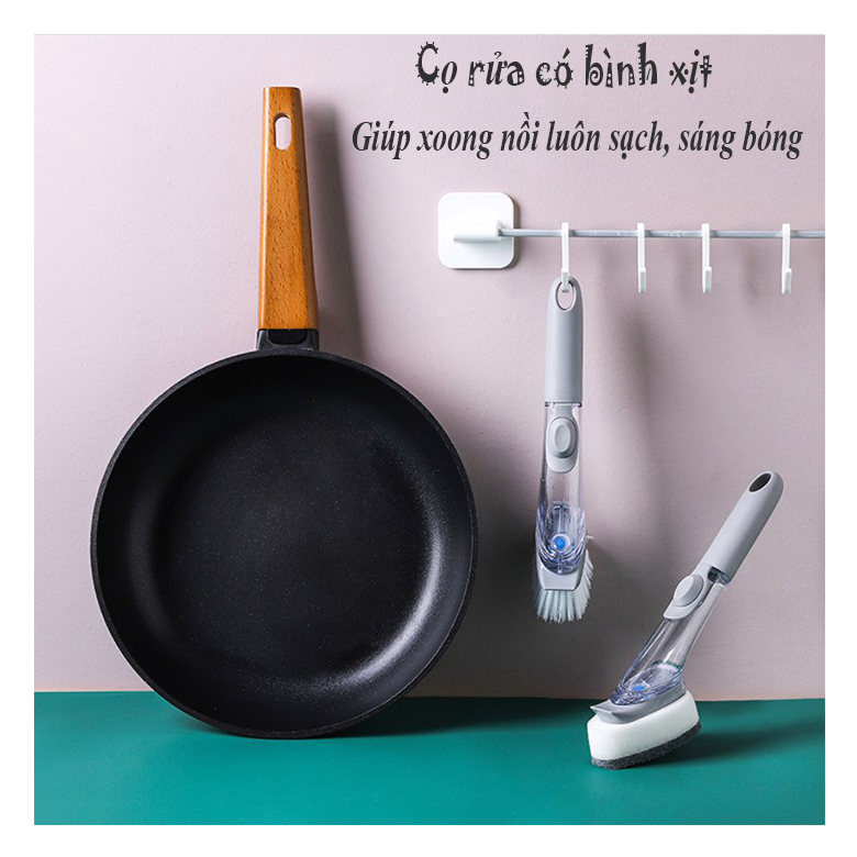 [HCM][ DỤNG CỤ ĐA NĂNG ] Máy Rửa Chén Bát Đa Năng Cho Gia Đình Bàn Chải Cọ Rửa Chén Bát/ Rửa Xoong Nồi Đa Năng 4in1 Có Ngăn Chứa Xà Phòng Vào Bàn Chải Đánh Bay Tất Cả Các Loại Dầu Mỡ Sạch Bóng. Bảo Bối Xịn Của Mọi Nhà Nội Trợ.