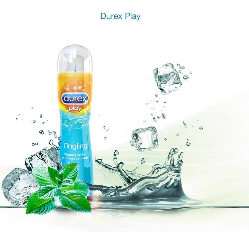[HCM]Gel bôi trơn Durex play Tingling 100ml - Mát lạnh thăng hoa cảm xúc