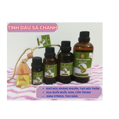 Tinh Dầu Sả Chanh Nguyên chất xông phòng, đuổi muỗi loại đặc biệt thơm lừng