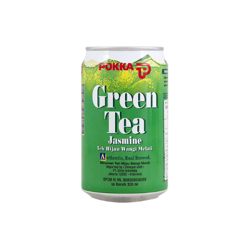 Lon Nước trà xanh hoa lài Pokka 300ml