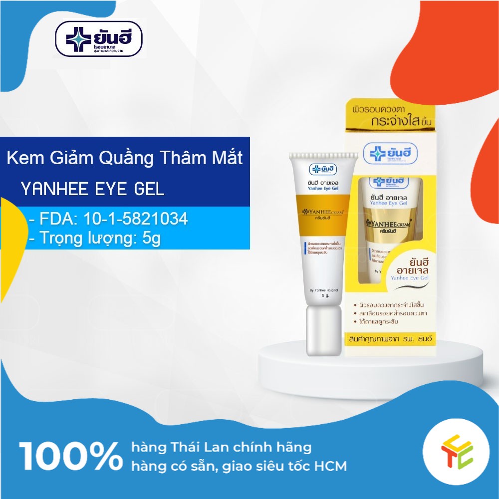 Kem thâm quầng mắt yanhee eye gel thái lan