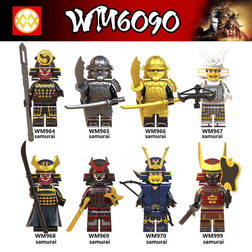Đồ chơi lắp ráp Minifigure Nhân Vật Samurai WM6090
