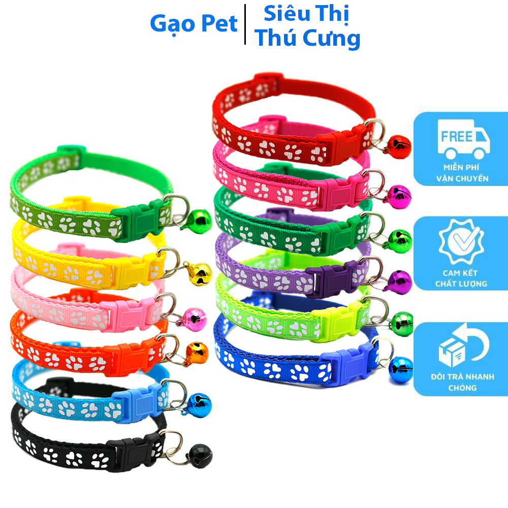 [Hoàn Tiền 10%] Vòng Cổ Cho Chó Cho Mèo