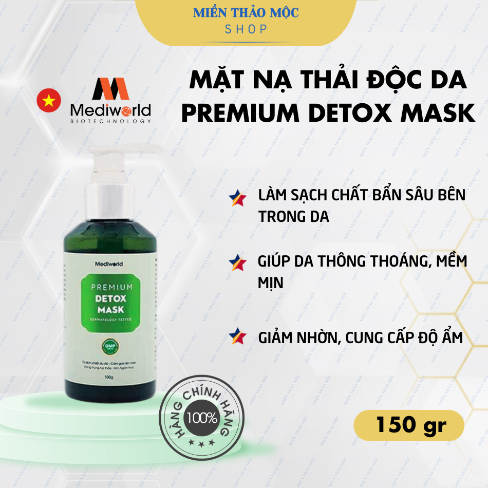 Mediworld-mặt nạ thải độc tố bio detox mask 100gr