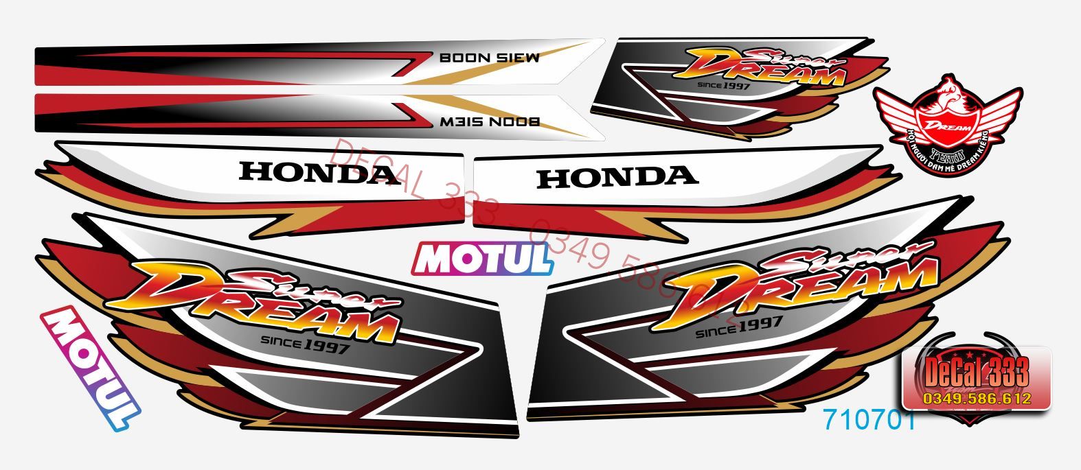 Tem DREAM CHẾ Cánh Chim ĐỎ ĐỒNG 710701 - TEM 3 LỚP CAO CẤP