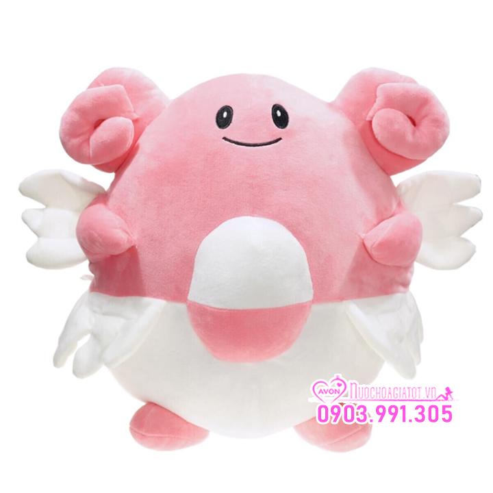 [HCM]TẶNG TÚI QUÀ - GẤU BÔNG POKEMON BLISSEY HAPPINAS 20CM