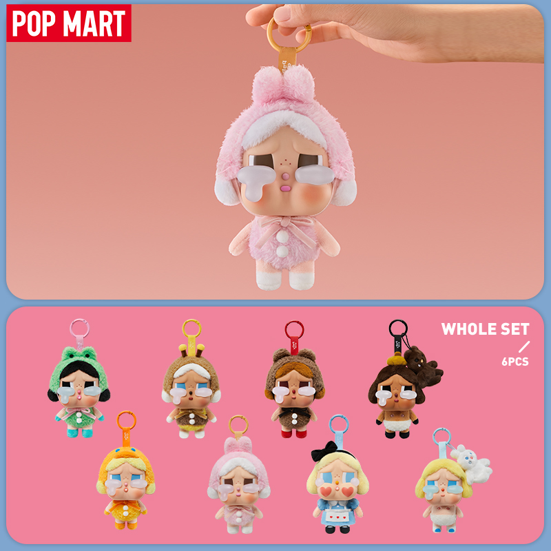  POP MART CRYBABY Crying Again Series-Vinyl Face Plush Blind Box Action Toys Figure Birthday Gift Kid Toy 
