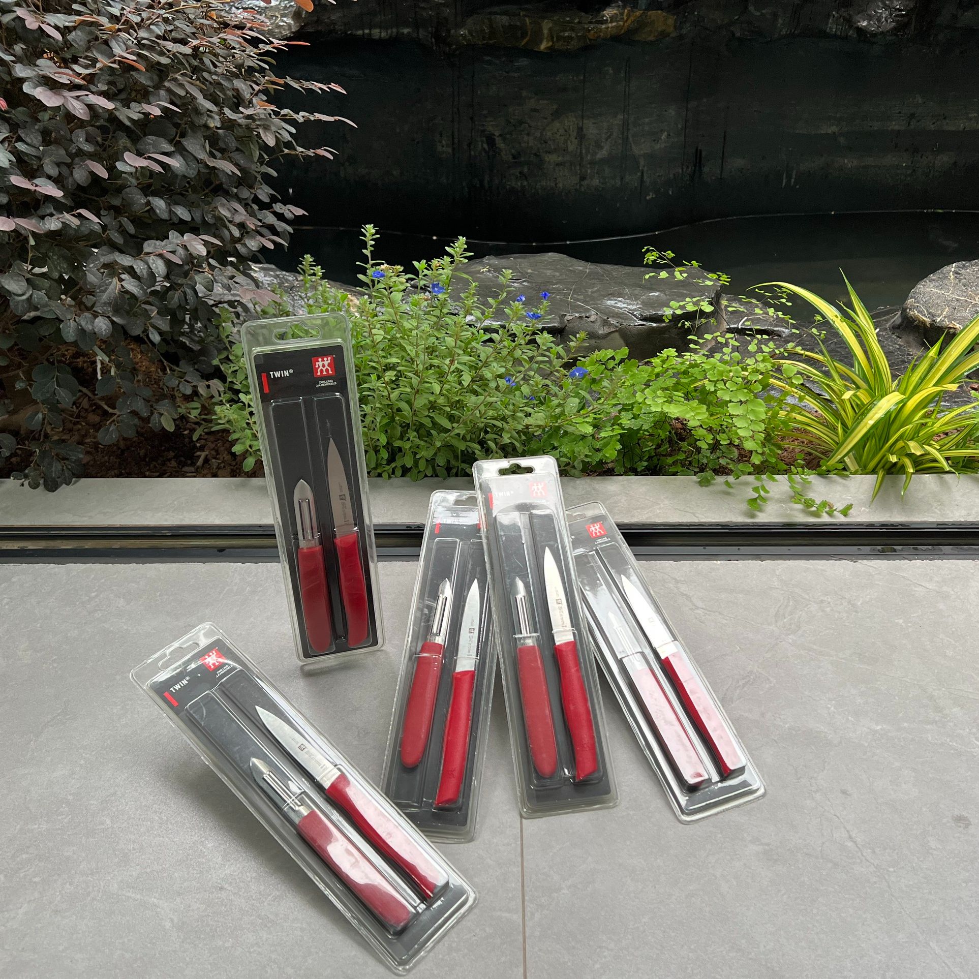 Bộ dao gọt và nạo gọt củ quả đa năng zwilling twin grip 2 món inox 18/10 dao gọt hoa quả trái cây dụng cu nạo vỏ tỉa hoa quả