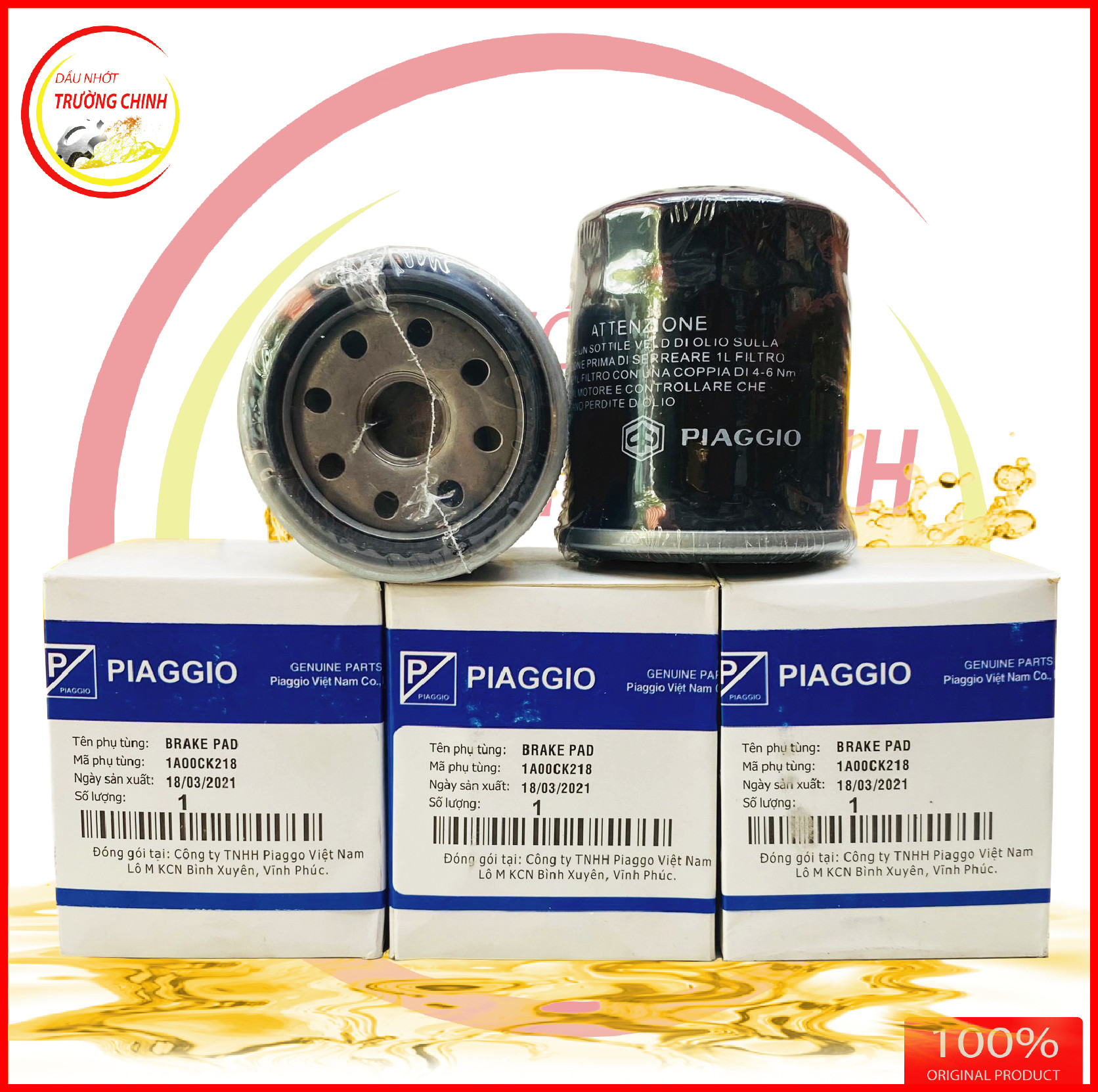 Lọc nhớt - Lọc dầu Vespa