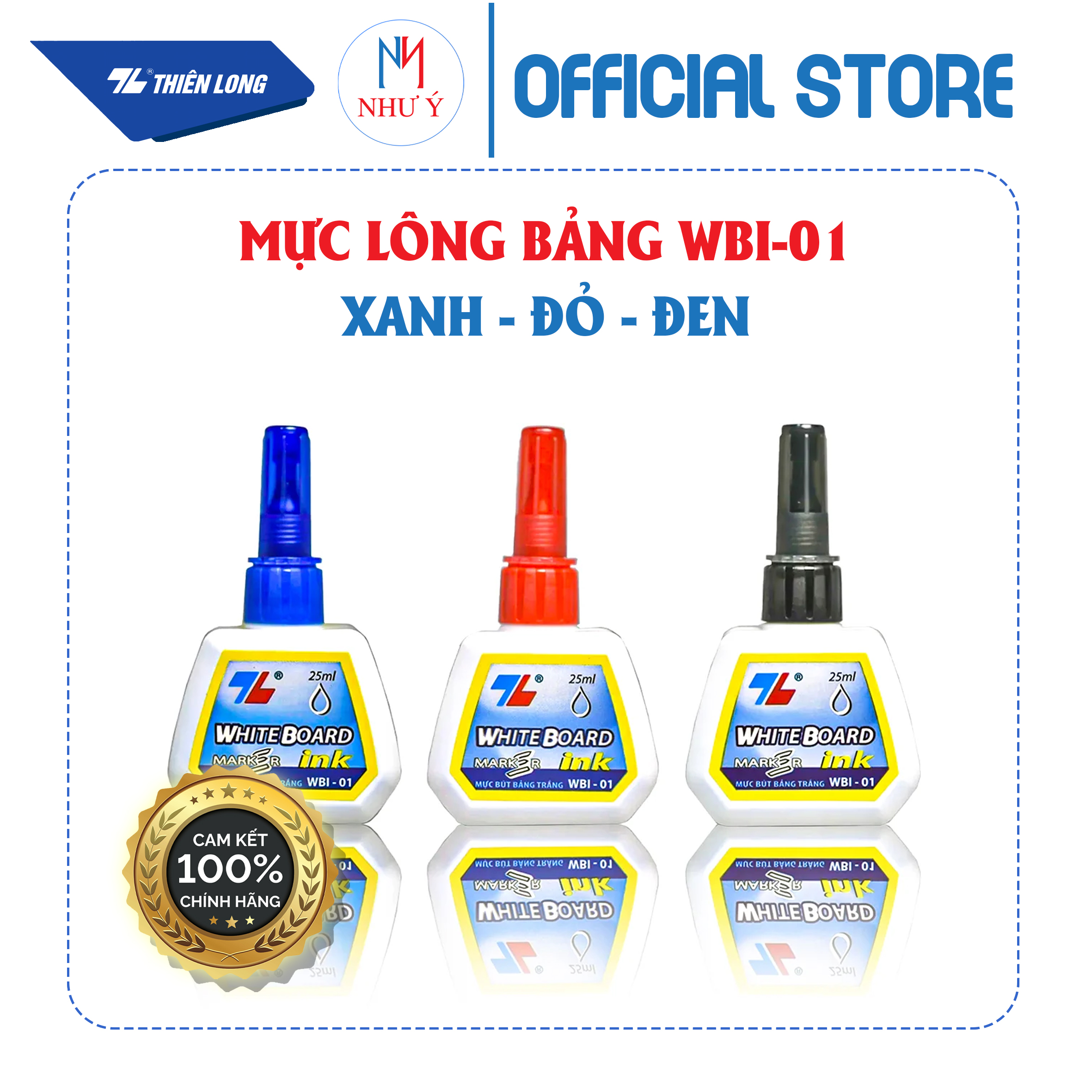 Mực lông bảng thiên long wbi-01