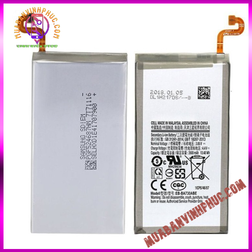 Pin samsung a8 plus 2018 / a730 / eb-ba730abe,dung lượng 3500mah / bảo hành 12 tháng