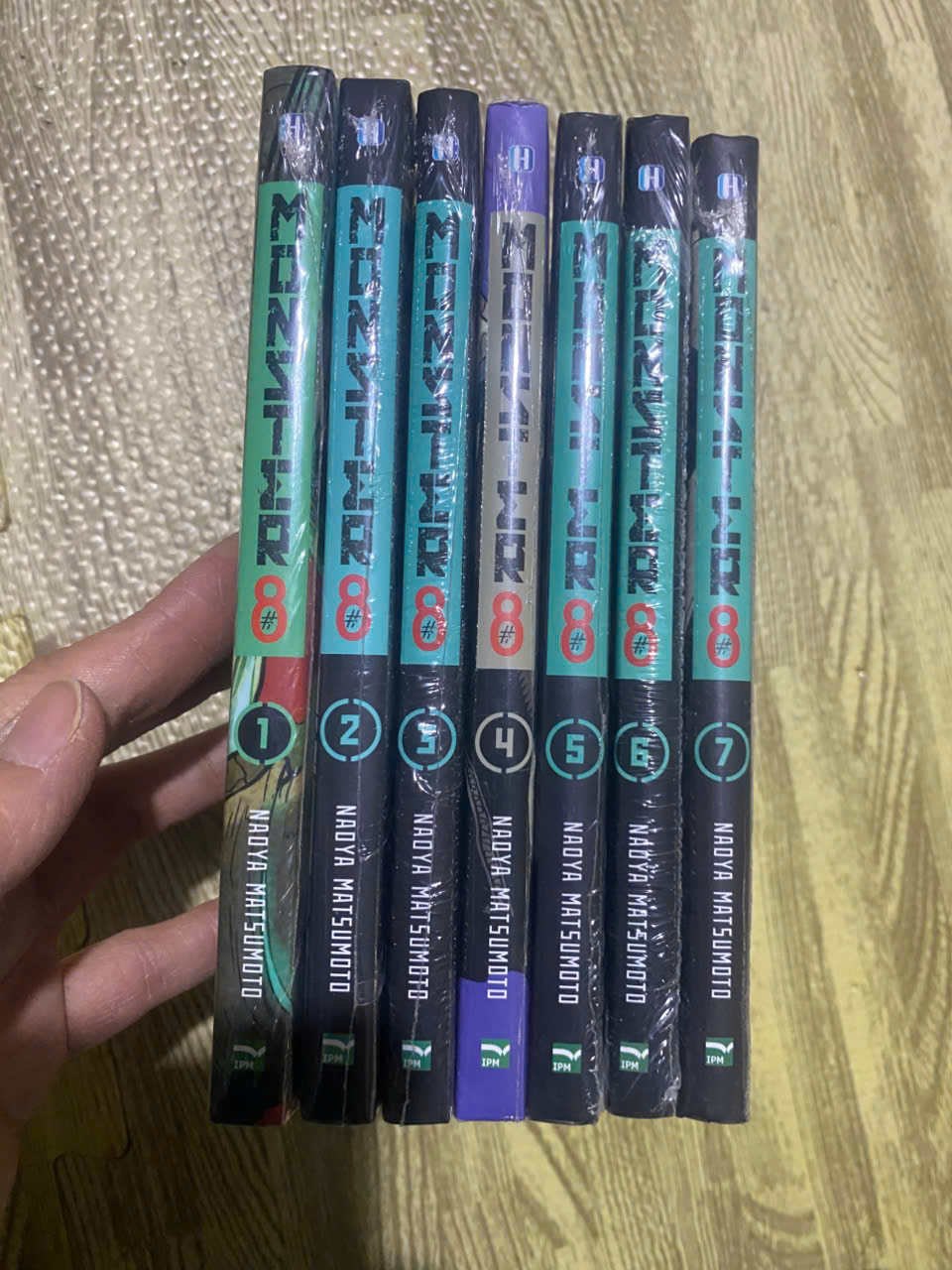 (seal) Bộ 7q vở tr.tr Monster 8 Mon8 Tập 1-7 bright + dark nguyên seal - Kaiju quái vật số 8