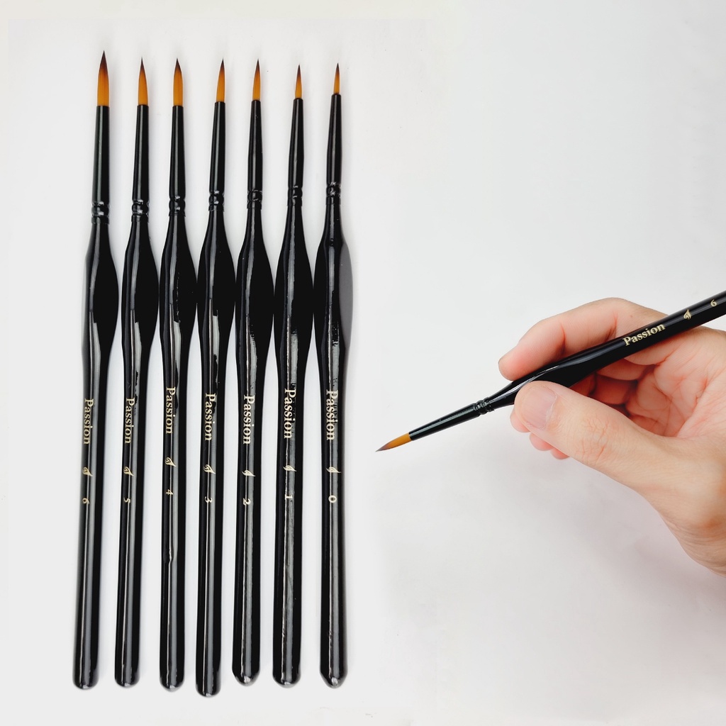 Cọ vẽ passion artist brush thân đen