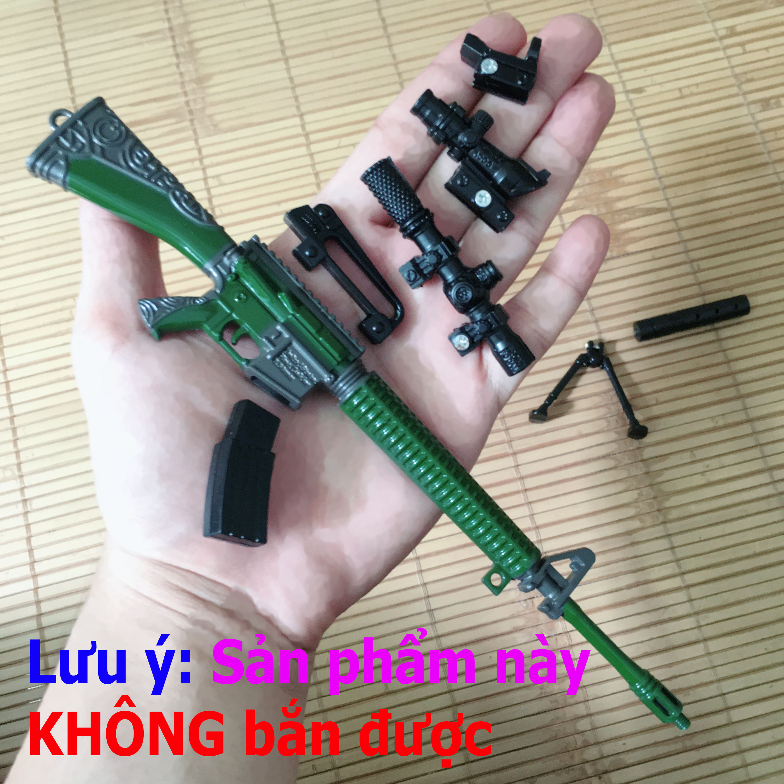 Mô Hình Khẩu M16A4 Có 3 Scope Trong PUBG