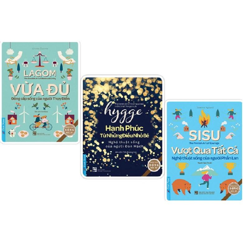 Sách - combo lagom vừa đủ + sisu vượt qua tất cả + hygge hạnh phúc từ những điều nhỏ bé first news