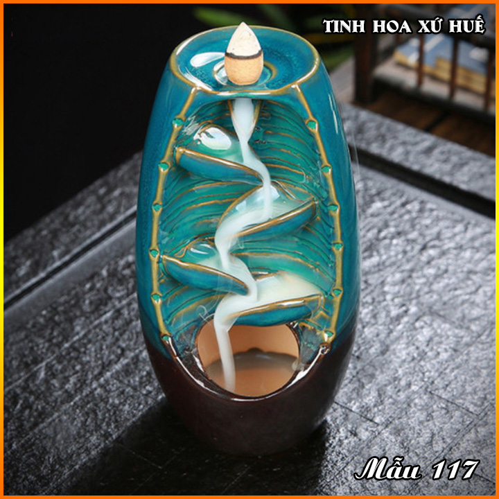 Thác khói trầm hương Thác nước khói chảy ngược chất liệu gốm sứ cao cấp - Tinh Hoa Xứ Huế - TK117